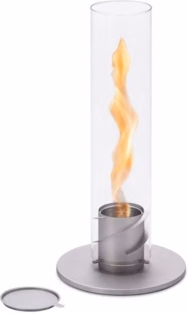 Lampada da tavolo a bioetanolo SPIN 90 Höfats colore grigio