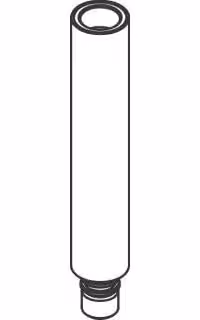 HANSGROHE 94164670 Estensione 100 mm Vernis Tubo doccia