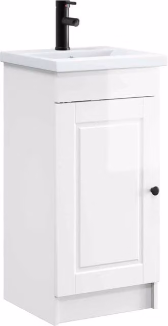 Mobile da bagno con Lavabo | Armadio Lavabo Bianco Lucido 42 x 40 x 84,5 cm