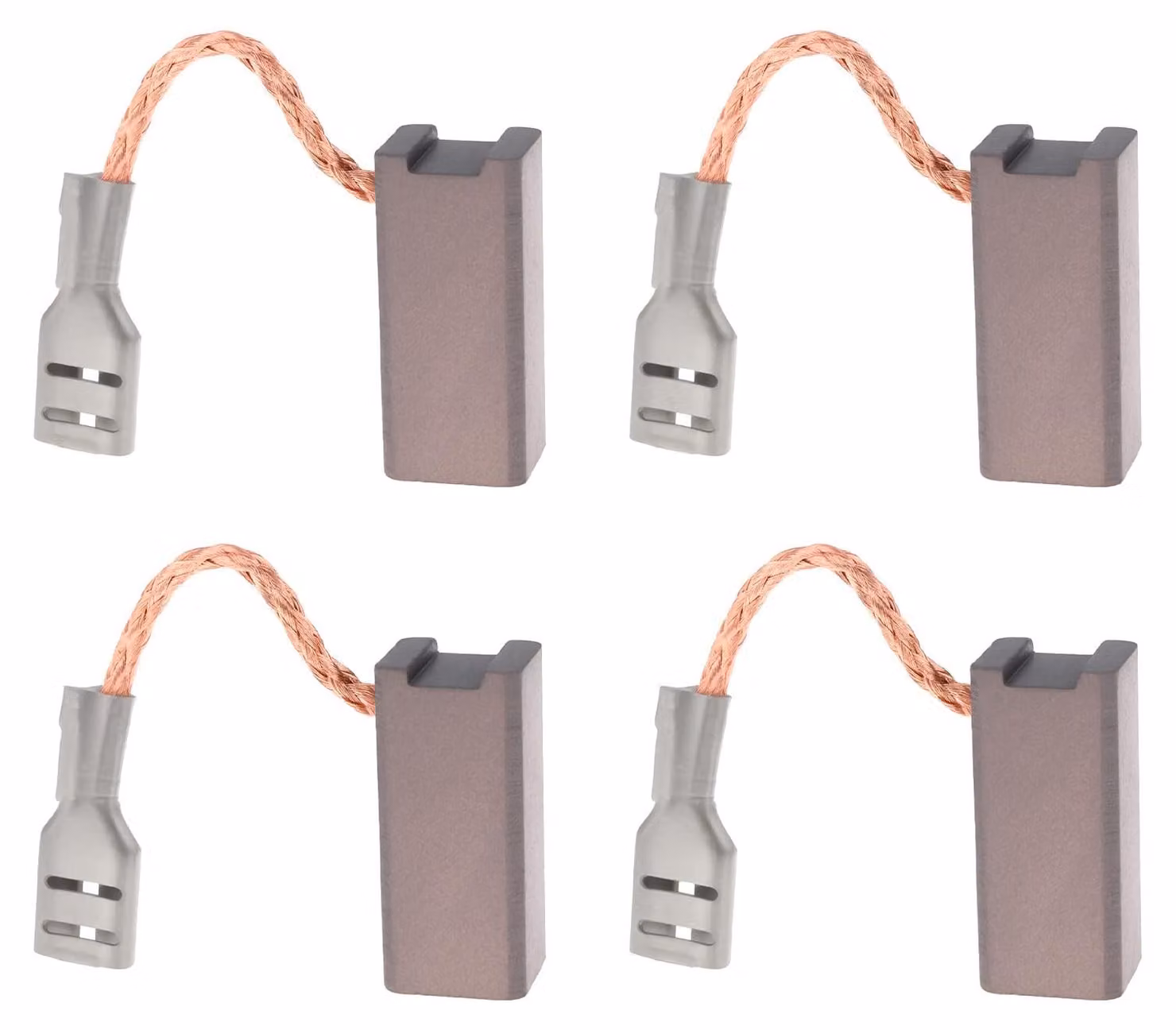 Spazzole a carbone, confezione da 4 pezzi - Elevata compatibilità con i modelli Bosch GKS 18V-Li, GSA 18V-Li, GSA 36V-Li - codice prodotto: 2610943623