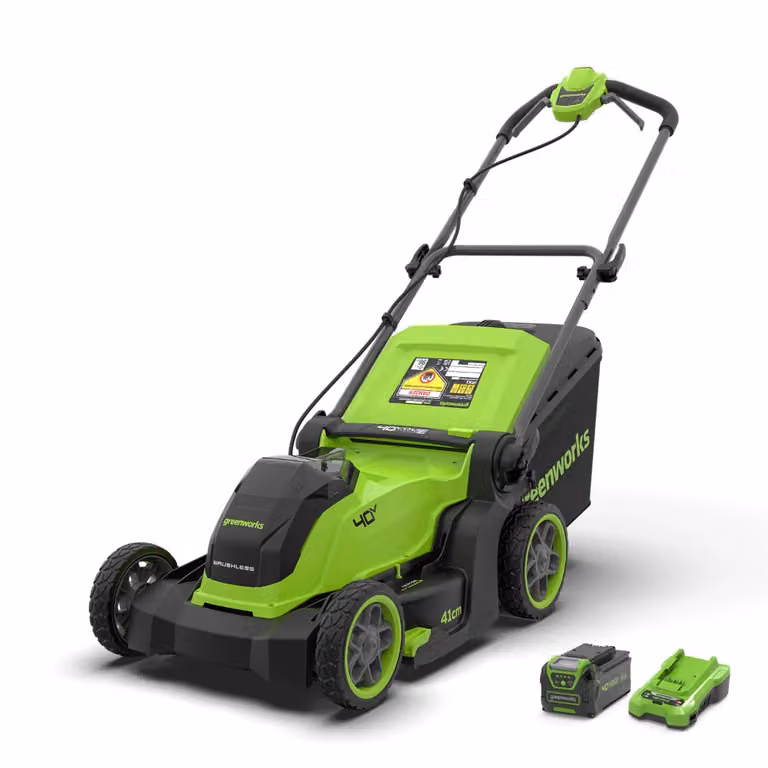 Greenworks 40V Rasaerba 41cm Gen. II - Batteria 4Ah