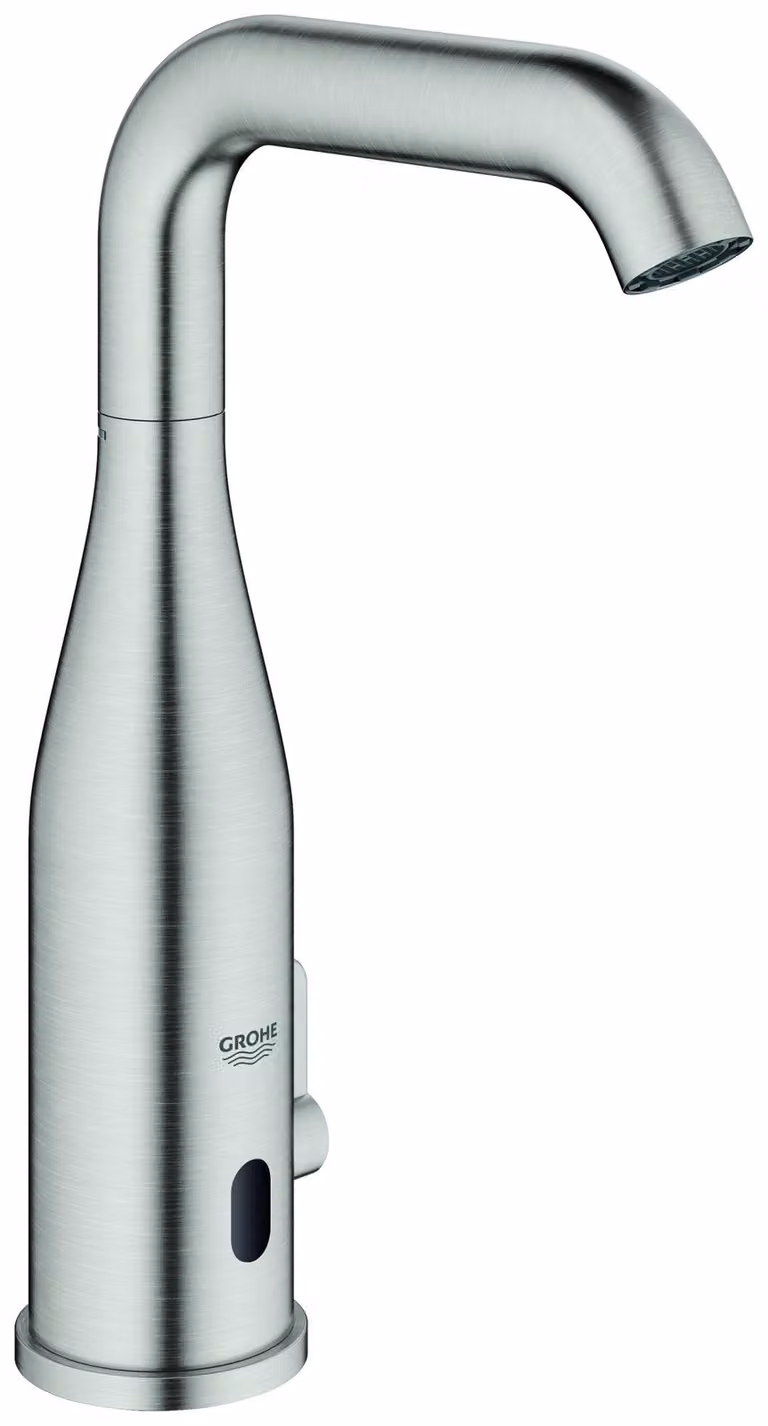 Grohe Essence E électronique à infrarouge pour lavabos, saillie 161mm, alimentation par pile 6V, différents programmes, avec mélangeur, 36445DC0, 36445DC0