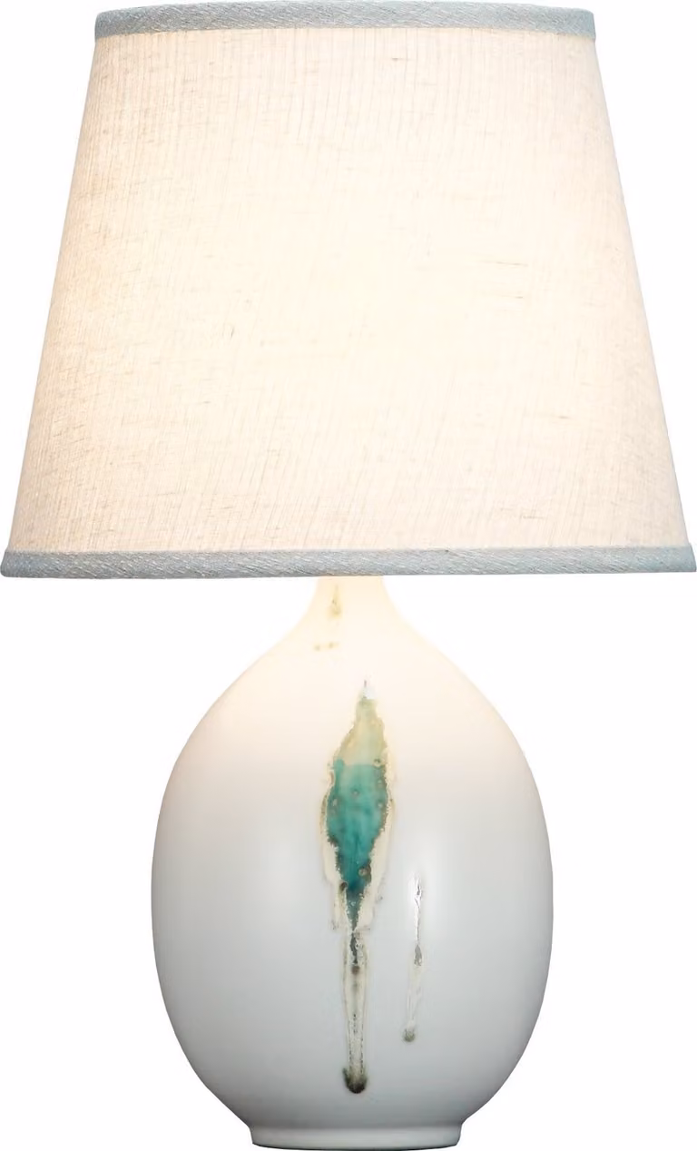 Fine Asianliving Lampada da tavolo cinese in porcellana con paralume E27 Lampada da tavolo orientale in Vetroceramica Lampade da comodino camera da letto soggiorno