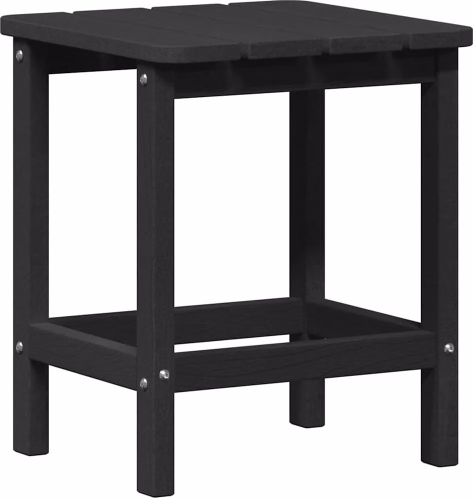 Tavolo laterale Nero 38 x 38 x 46 cm Polietilene