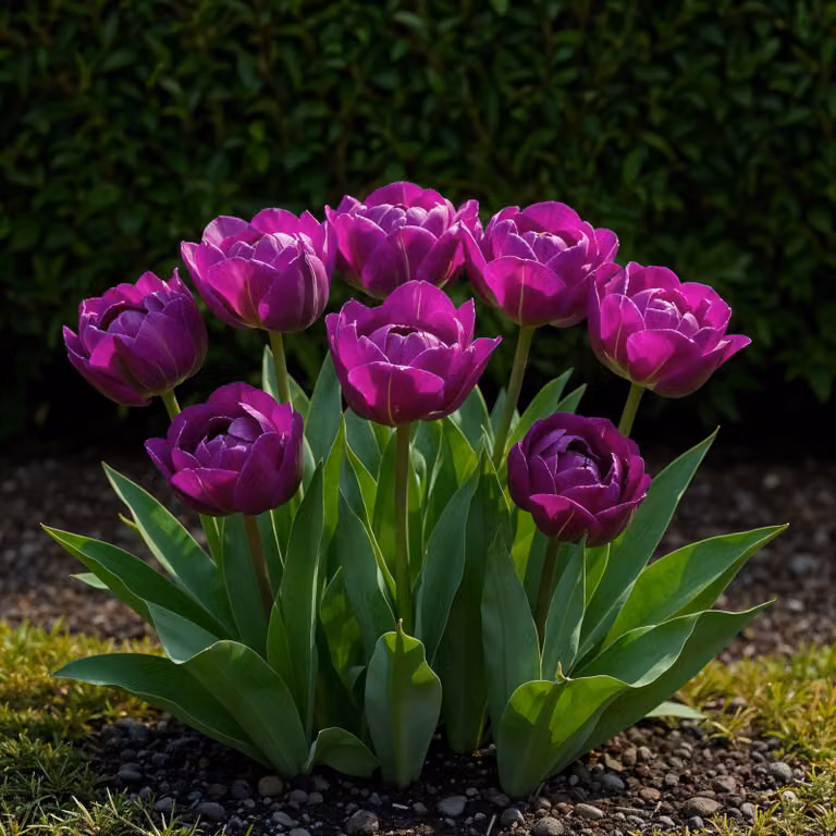 Bulbi da fiore Exotenherz - Tulipani Tulipa Double Lilac (50 pezzi) diametro 11-12cm