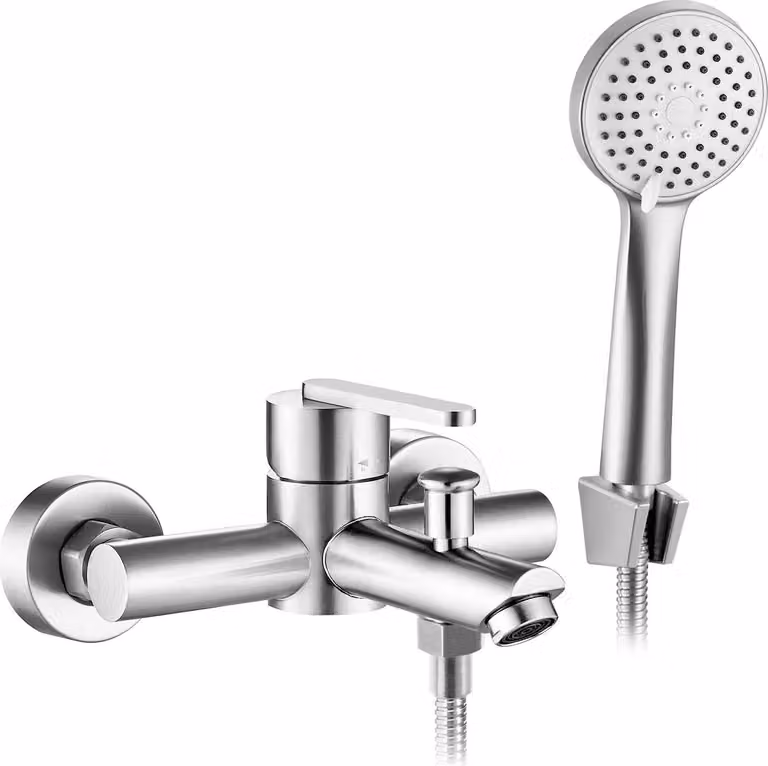 Rubinetto da Vasca Rea Ontario Brush Nickel