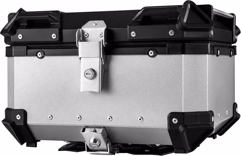 Bauletto da moto in alluminio, capacità 65L, design impermeabile, con 2 chiavi 65L 01