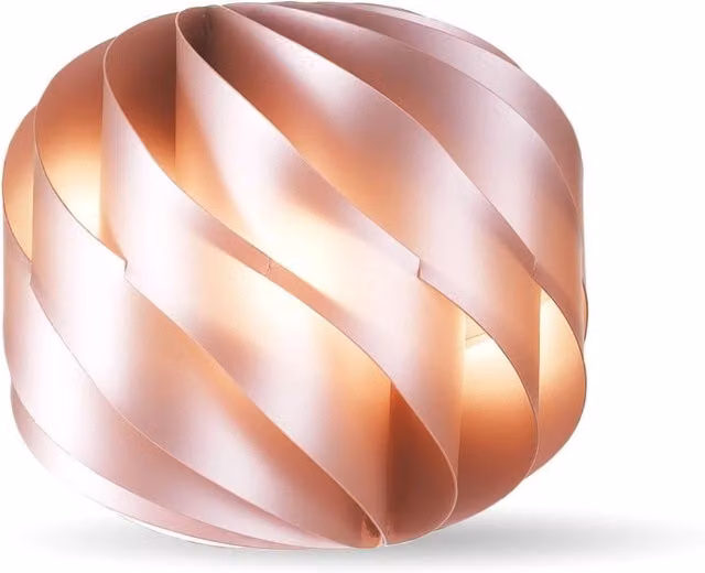 Lampada da Tavolo IPERBRIKO in Metallo Rosa, Design Moderno, L 40 cm x H 38 cm – 1
