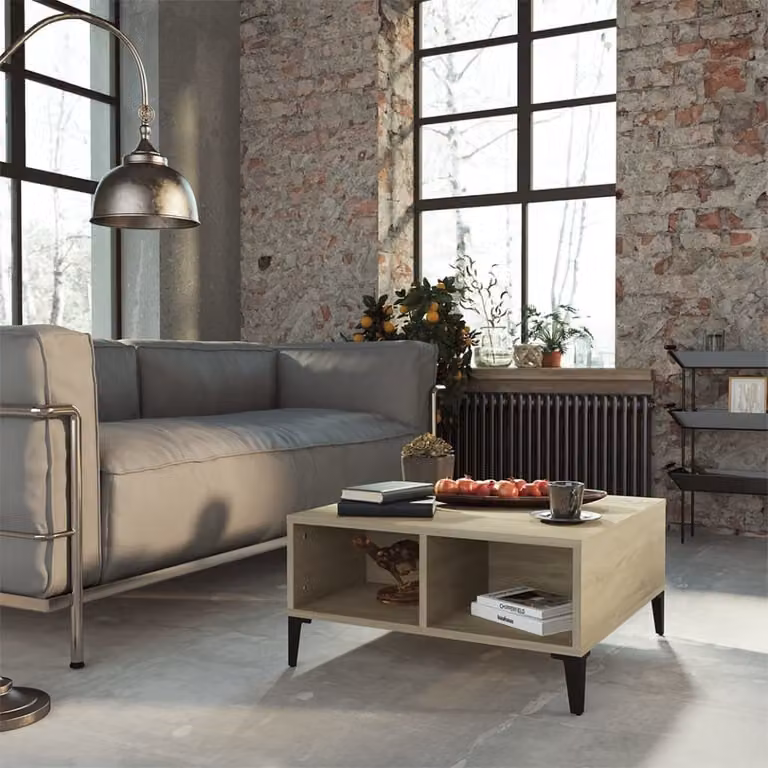 Maison Exclusive - Tavolino Sonoma in rovere 60x60x30 cm Materiale ligneo
