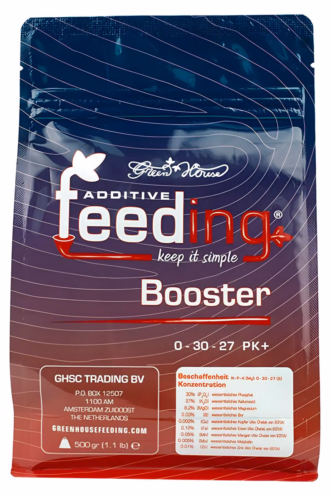 PK+ Booster 500 g per fiori intensi e crescita vigorosa