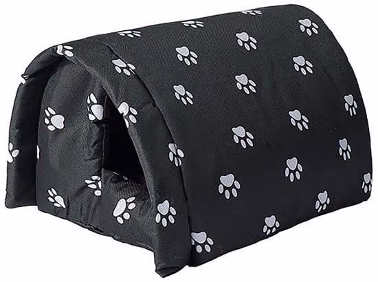 Casetta per gatti resistente all'inverno, impermeabile e termoresistente - Casetta da esterno per gatti per il benessere degli animali - 42 x 31 x 28 cm