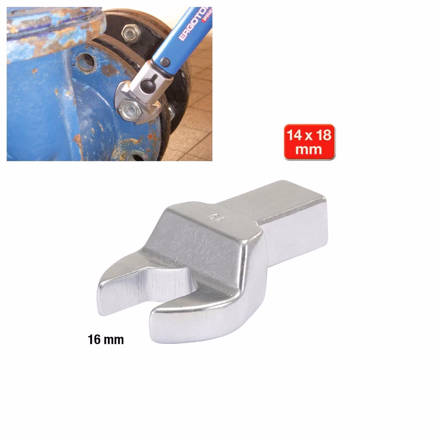 KS TOOLS 14x18 mm Chiave combinata 16 mm - 516.2216