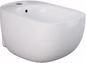 Bidet sospeso Illusion con fissaggio nascosto e rubinetto integrato