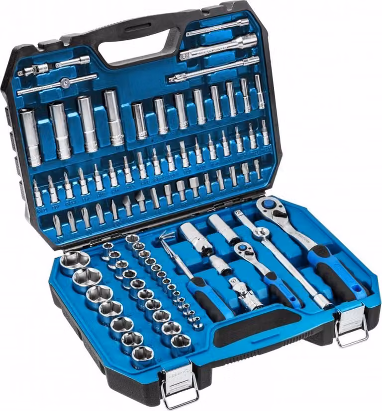 Set di utensili Högert, valigetta a 2 colori, 95 pezzi.