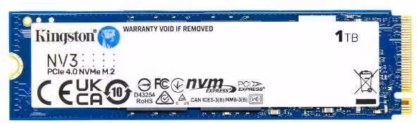 SSD NVMe M.2 Kingston NV3 SNV3S/1000G da 1000 GB Blu – 1
