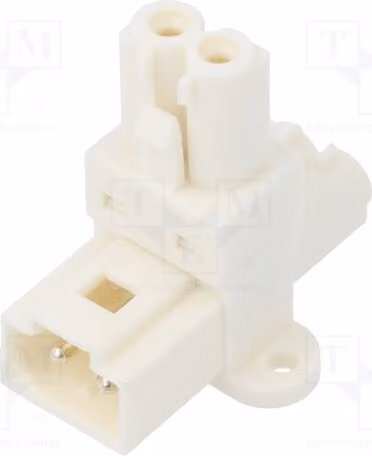 1x Connettore: Giunto a T, 16A, maschio, 2 connettori femmina EPN2, 250VAC, EPT005, per corrente alternata