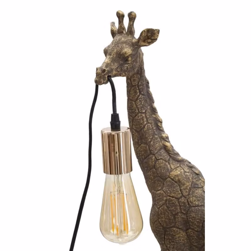 Lampada da tavolo Giraffa Mauro Ferretti colore oro/ottone L: 28 cm, P: 16 cm, H: 60 cm – 2