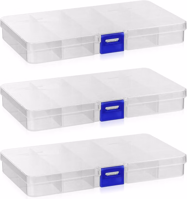 Contenitore portaoggetti - Set da 3 - Plastica