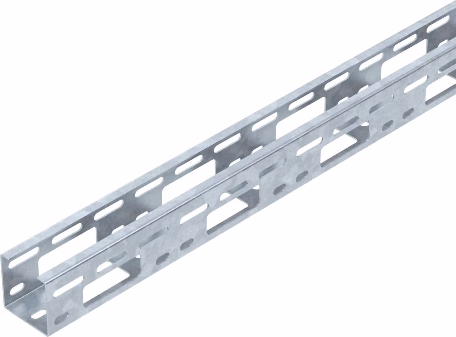 3 metri AZ canale piccolo 50x50mm - Presa cavo 50x50mm AZK 050 FT