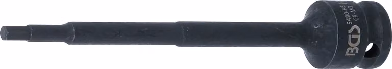BGS-5490-H5 Presa per bit di potenza Lunghezza 150 mm Azionamento quadrato 12,5 mm (1/2") Presa esagonale 5 mm