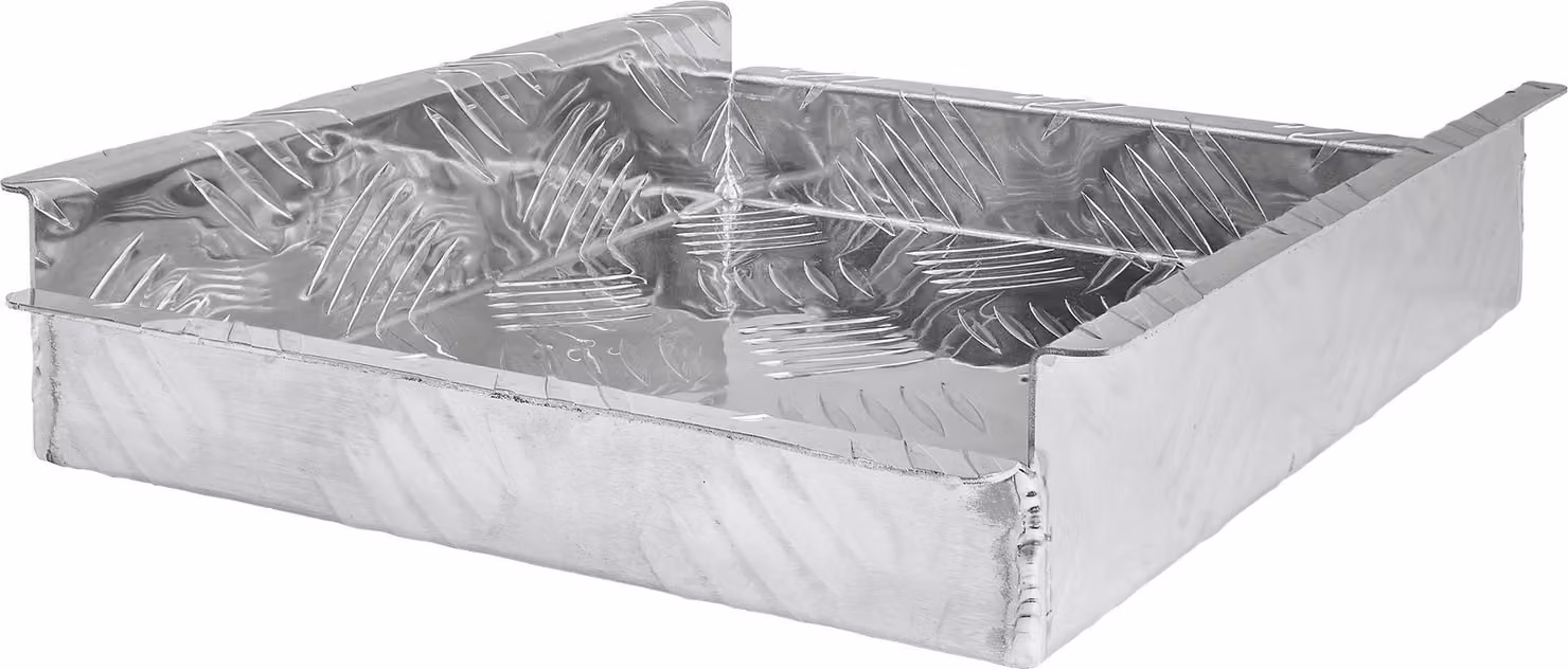 Vassoio di inserimento per Truckbox D080, vassoio di inserimento per cassette organizer, cassetta porta attrezzi in alluminio 28 x 23 x 6 cm