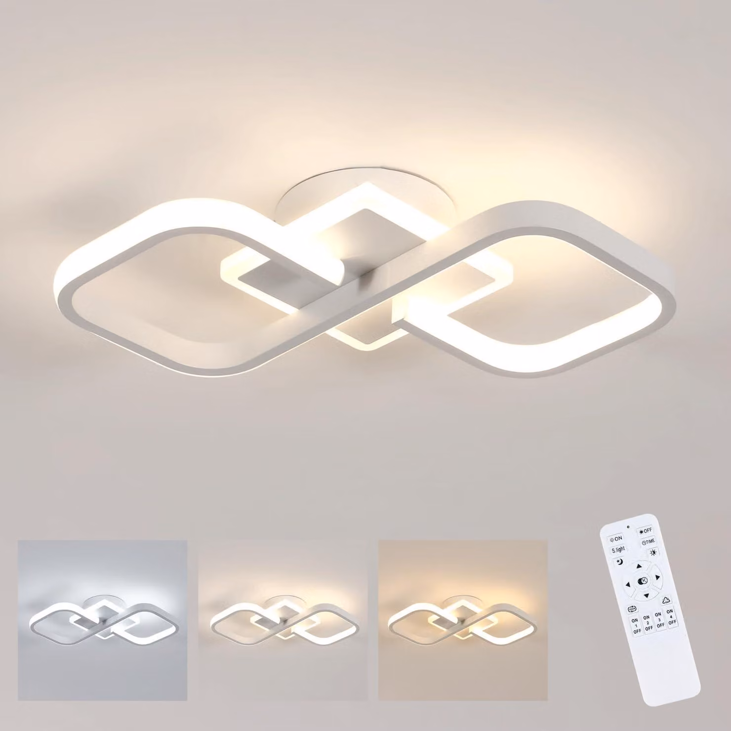 Comely DecKen: Lampada LED dimmerabile, 40W, 4500LM, con telecomando