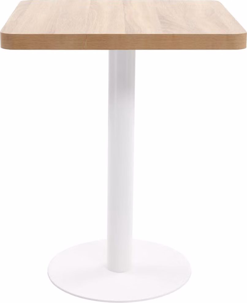 Tavolo da Bistrot Marrone Chiaro 60x60 cm in MDF