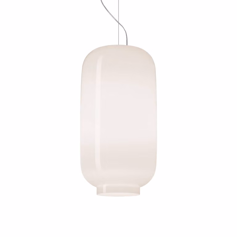 Foscarini Lampada a sospensione Chouchin 2 Bianco, dimmerabile, Bianco / Opale, Cucina, Vetro, Design, Lampada a sospensione