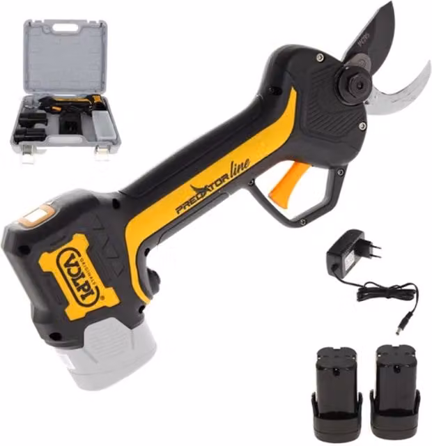 FORBICI ELETTRICHE A BATTERIA FORBICE DA POTATURA PV295 Ø28mm +2 BATTERIE VOLPI