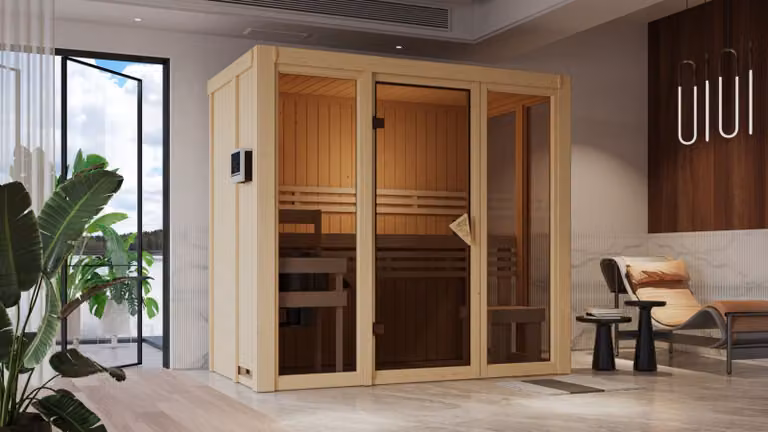 Sauna Irava 2: 3,6 kW (forno) + centralina Easy Saunaofen: 3,6 kW (forno) + centralina Easy
