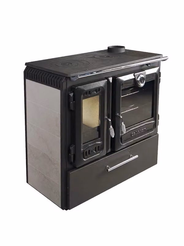 Stufa a legna indipendente con forno Outinfire 216 Casing colore nero – 2