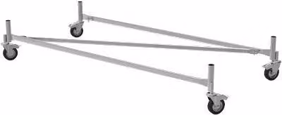 Base Trabattello Grim Eu 75 Marchetti in Acciaio Zincato Argento L: 165 cm, P: 75 cm