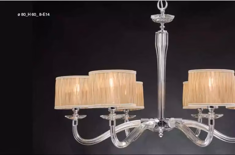 Luxuriöse Pendelleuchten Deckenleuchter beige Deckenleuchte modern