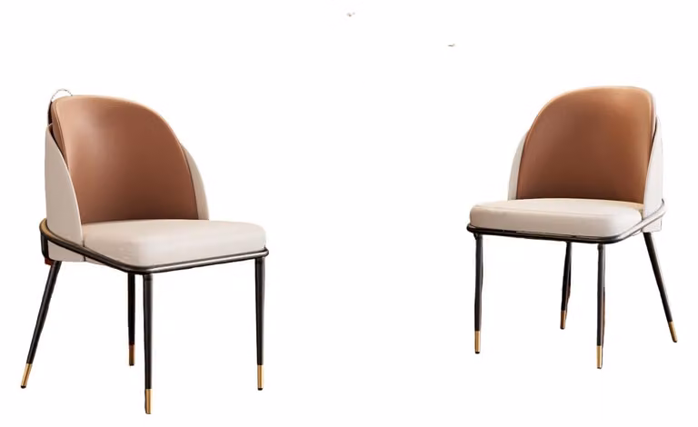Sedie da pranzo - Sedia - Sedia per sala da pranzo - Sedia da cucina - Sedia per zona relax - Set da 2 - Ecopelle di alta qualità
