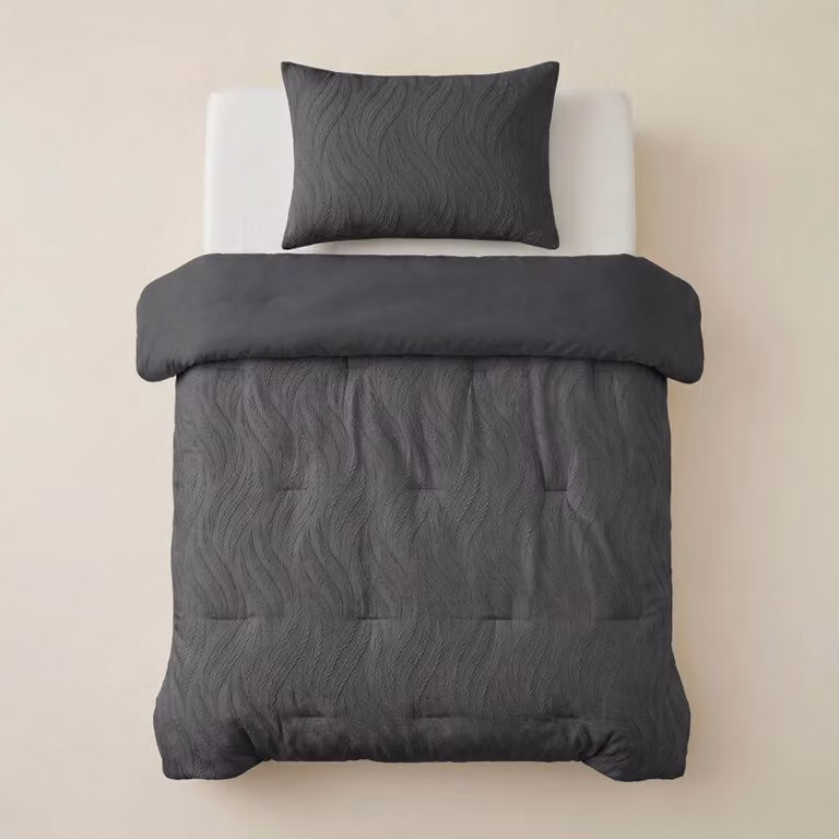 Sleeptime, coperta per letto "Lazy" di Rafa Grau, 140 x 200 cm, con federa inclusa