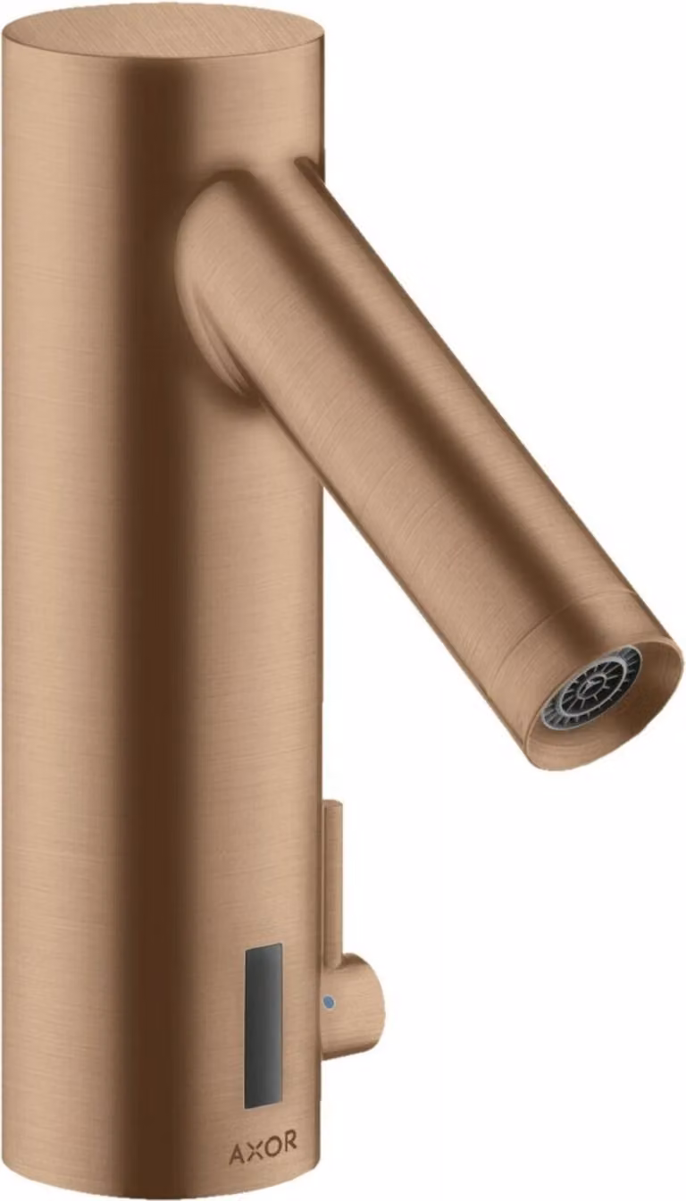 hansgrohe mitigeur électronique de lavabo avec régulation de la température et raccordement au secteur, 10140310, 10140310