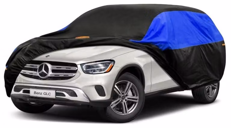 Copertura impermeabile e traspirante per auto, adatta a Mercedes-Benz GLC (2015-2024), disponibile nei colori nero e blu