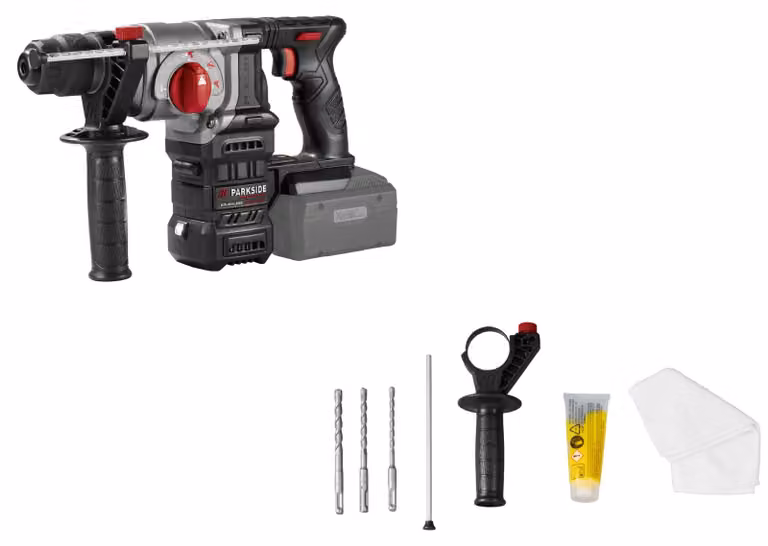 Parkside Performance, martello combinato a batteria da 20V, modello PKHAP 2034-Li B1, senza batteria e caricabatterie