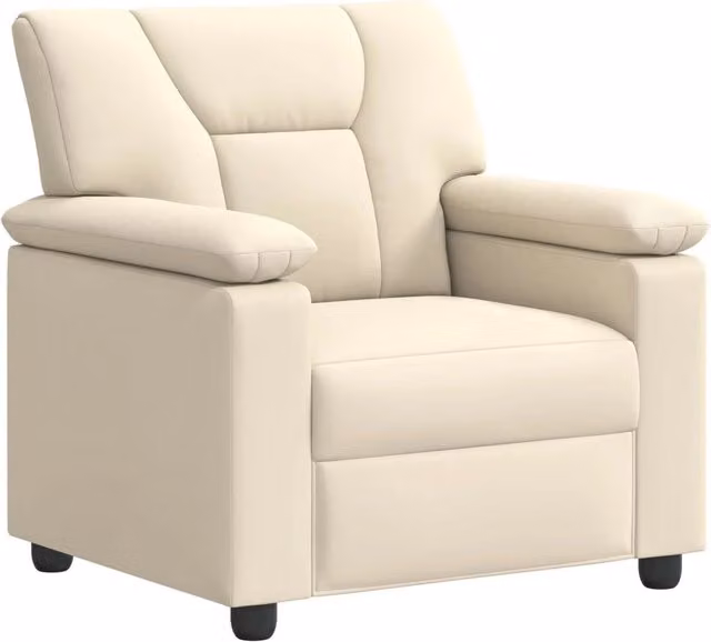 Divano moderno vidaXL color beige L: 91 cm, P: 85 cm, H: 93 cm
