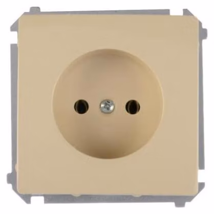 Contatto-Simon BASIC presa singola MODUŁ b/u 16A IP20 beige - BMG1.01/12