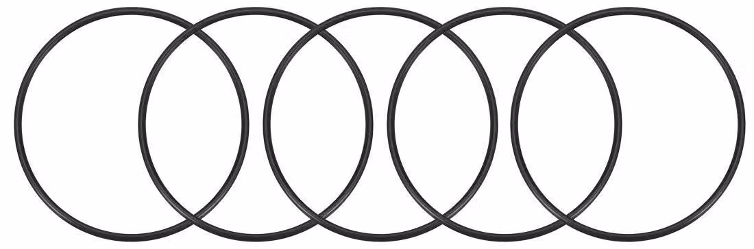 5 O-ring, gomma, diametro interno 108 mm, diametro esterno 115 mm, larghezza 3,5 mm