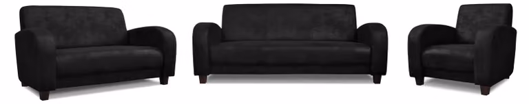 Sofagarnitur Moderne 321 Sitzer Ledersofa Couch Wohnlandschaft Garnitur Design