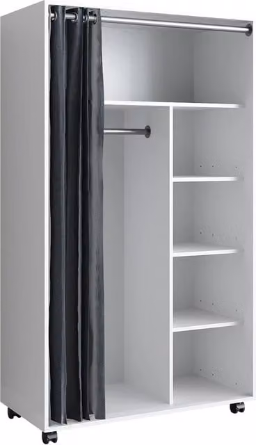 Armadio multifunzione Doros Bianco 100 x 168 cm Vicco