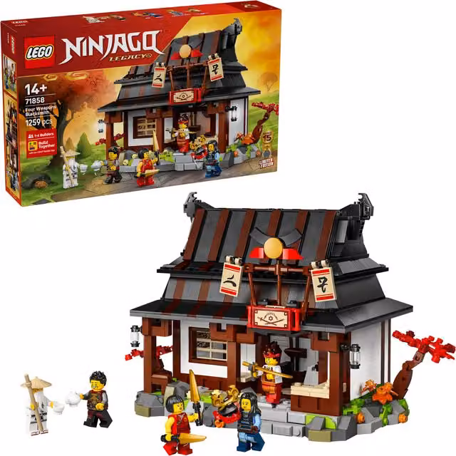 Lego Ninjago La bottega delle Quattro Armi 15° anniversario, 1259 pezzi, multicolore – 2