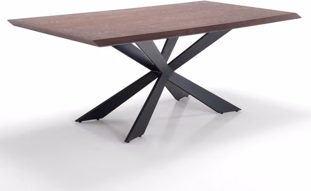 Tavolo fisso effetto legno nero cm. H.76 x P.100 x L.200