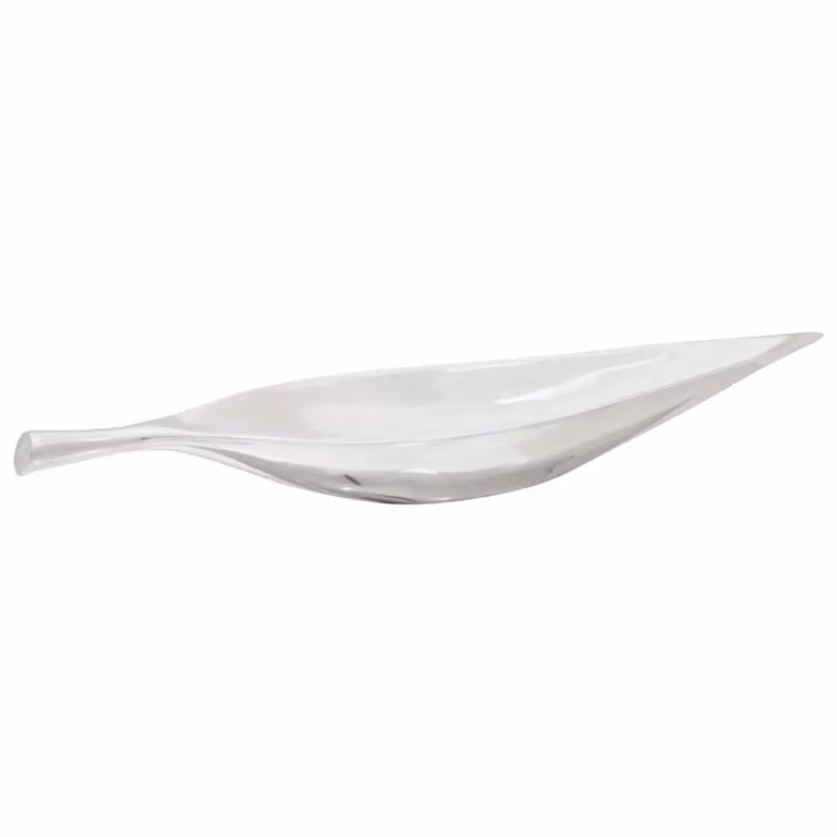 vidaXL Cesto per frutta moderno in metallo e vetro, Argento e Trasparente, L: 60 cm, P: 15 cm, H: 8 cm