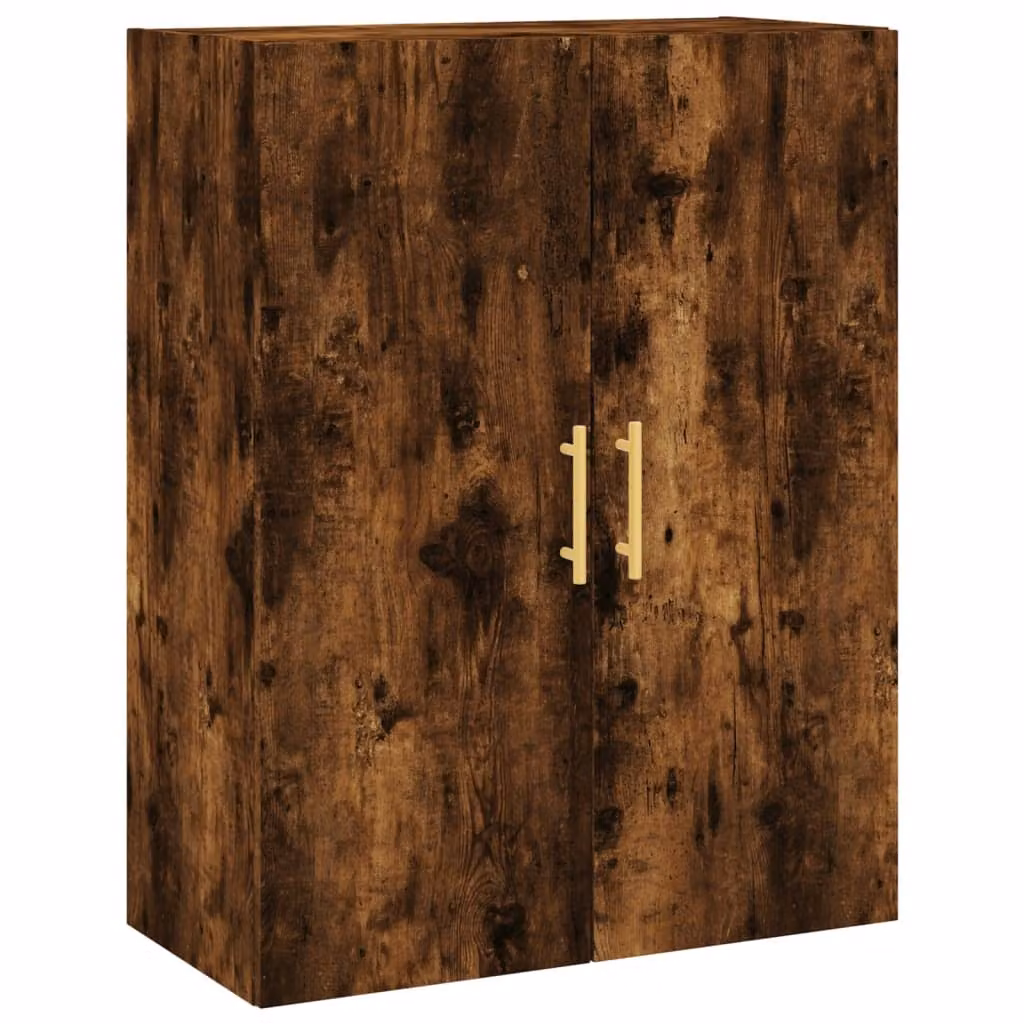Mobile a Parete Rovere Fumo 69,5x34x90 cm