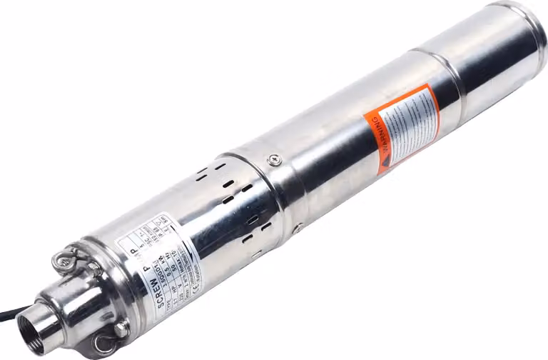 Pompa sommersibile, acciaio inossidabile, alta efficienza, UE, 220 V, argento