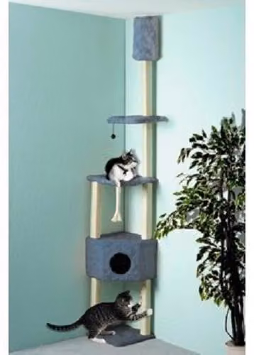 Albero per graffiare per gatti, modello "Cat Dream", colore blu