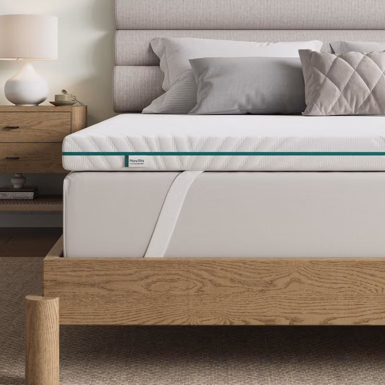 Materassino in memory foam, dimensioni 120 x 200 cm, altezza 7,5 cm, traspirante, ideale per la camera da letto